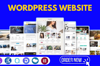 redesign wordpress website using astra, kadence, oceanwp, divi, wpbakery theme