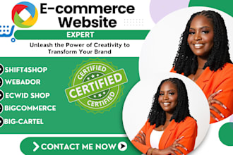 build webador website, webador redesign shift4shop german shop ecwid store