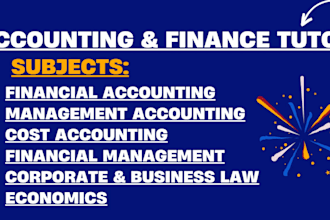 do accconting and finance economics financial cost managerial accounting