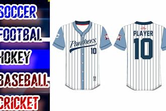 do custom jersey design or sublimation design for you