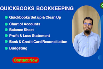 do quickbooks clean up, quickbooks setup and quickbooks online bookkeeping