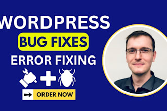 fix wordpress issues bug critical error,elementor pro,divi website expert help