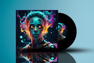 design unique album or single cover artwork