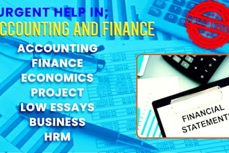 do financial cost managerial accounting and finance economics management tasks