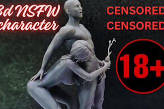 3d sculpt 3d nsfw character erotic toy figure nsfw sfw machine models printing