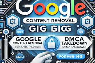 remove infringing, defaming contents and images from google under dmca
