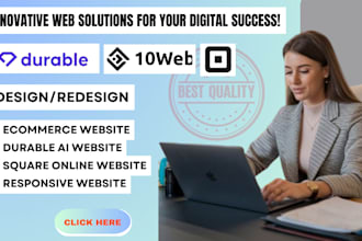 do durable ai online store website 10web ecommerce durable website 10web website