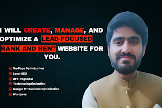 create a professional local rank and rent site to generate more leads