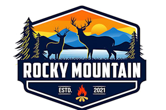 design outstanding hunting logo with satisfaction