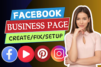create and setup facebook business page