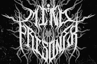 design a death metal, slam, and brutal logo for your band