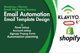 design klaviyo email marketing automation newsletter templates, mailchimp