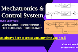 help in control system and matlab tasks