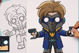 do icons or characters illustration youtube channel