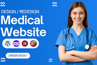build, design, redesign medical, healthcare, doctor, hospital wordpress website