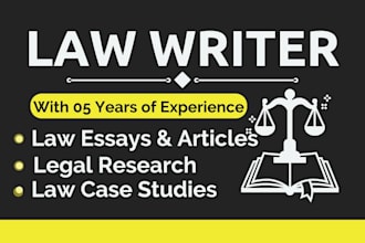 do law,essay, legal research, business law, criminal justice and criminology