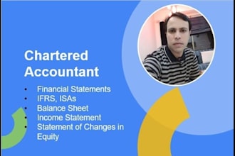 do the accounting, bookkeeping, balance sheet, income statement, cash flow, soce