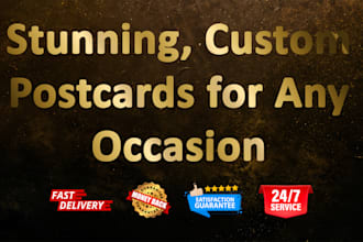 stunning, custom postcards for any occasion
