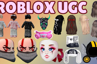 design 3d roblox ugc accessories, roblox wearable, ugc model, roblox clothing