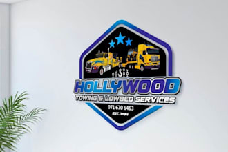 do trucking business, dispatcher, logistics, transport logo