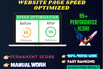 optimize your wordpress website speed to 95 plus on google pagespeed