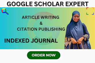 write and publish your research article in google scholar indexed journal