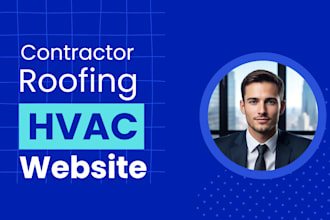 create contractor, construction, hvac, cleaning, plumbing solar roofing website