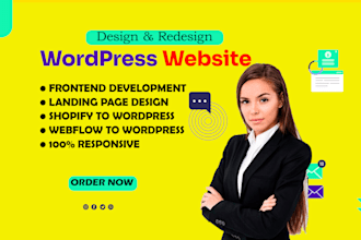 copy, clone replicate or redesign any wordpress wesbite