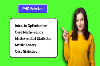 help in introduction optimization core mathematical statistics matrix theory