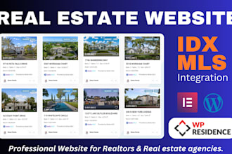 create idx mls real estate website wp residency in wordpress