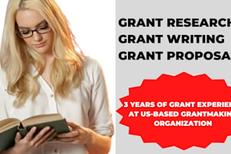 do grant proposal writing, grant research, grant application, rfps and 501c3
