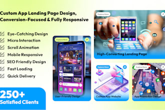 do app landing page design with webflow