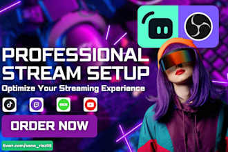 configure or fix streamlabs and obs for twitch youtube facebook or kick