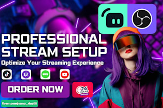 configure or fix streamlabs and obs for twitch youtube facebook or kick