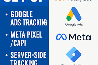 setup, fix or audit, google analytics, GTM, ads conversion, ecommerce tracking