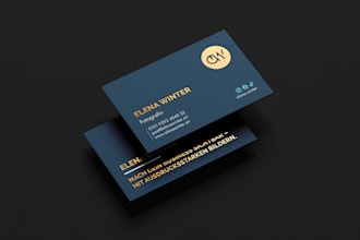 design modern business cards
