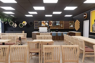 café interior design cgi bar interior design for lobby and restaurant interior