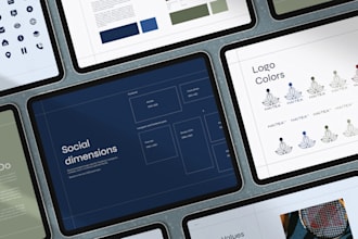 create a high end brand identity