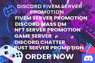 do fivem server promotion, discord server mass dm for active players