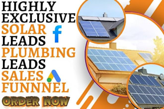 generate hot solar leads roofing home improvement leads plumbing flooring leads