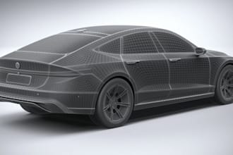 design 3d car model, 3d bike, ship, car wrap, , 3d airplane