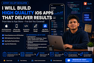 develop and design ios application using swiftui or uikit