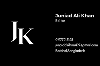 create a modern visiting card for your business