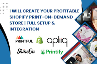 setup print on demand store etsy integrates spod, apliq, and shineon