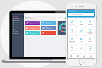 build job searching app, handyman, multiple service app like gojek, thumbtack