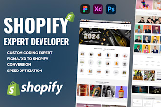 be your expert shopify developer and figma to shopify master