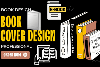 design professional book cover, ebook cover, book cover design