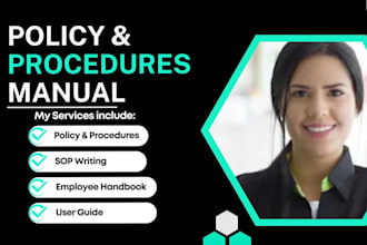 create business plan, sops, employee policy and procedures manual for group home