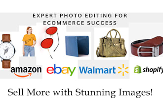 perfectly edit retouch ecommerce product photos for amazon ebay walmart