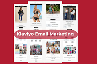 expert klaviyo email marketing  flows  shopify  woocommerce integration